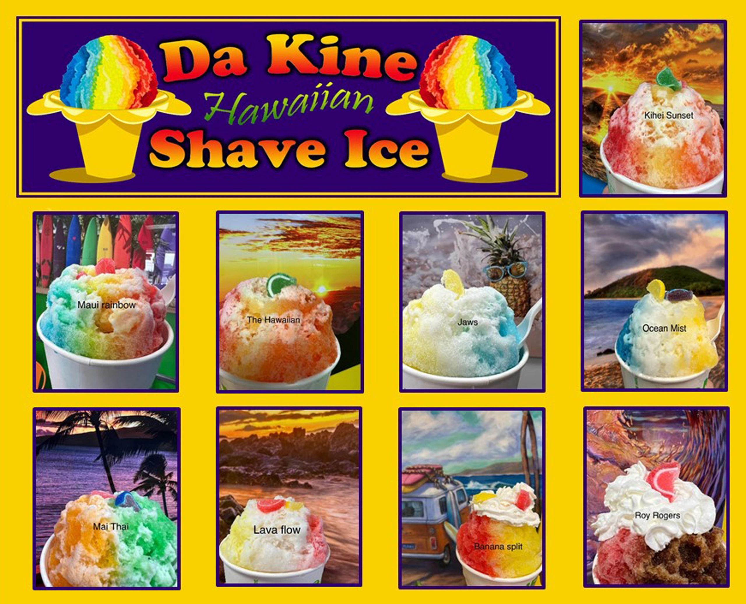 Shave Ice Kihei Wailea Da Kine Shave Ice